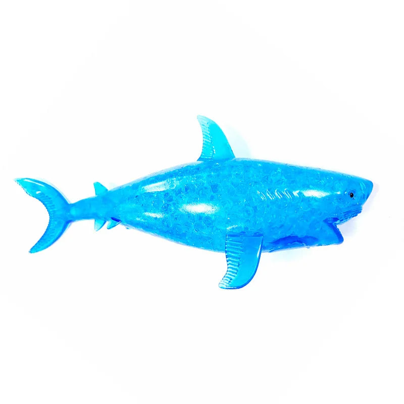 Squishy Shark & Dolphin Squeeze Toys - Soft Stretchy Sea Animal Fidget Toys for Kids & Adults