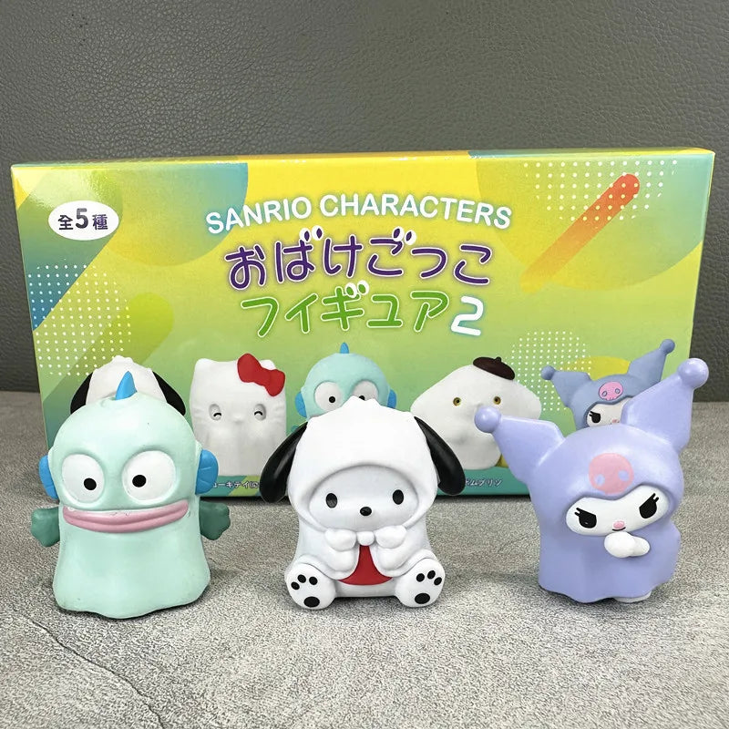 Sanrio Ghost Suit Blind Box Mini Figures – Hello Kitty, Kuromi & Pompom Purin Collection