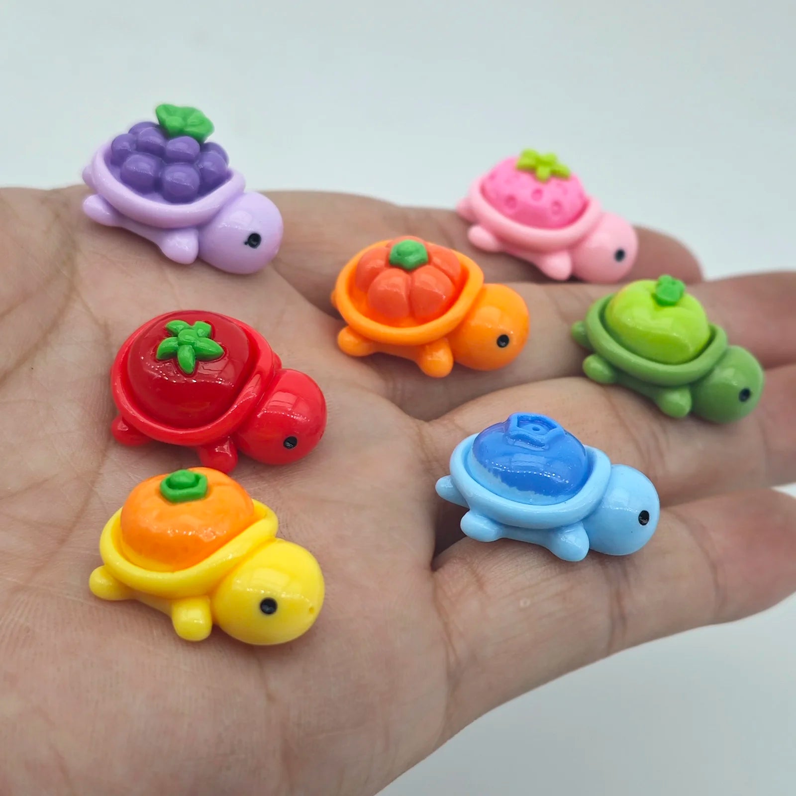 Mini Ocean Resin Turtle Animals Tiny Sea Animals Figurines Marine Miniature Animals Aquarium Ornaments Home Decorations