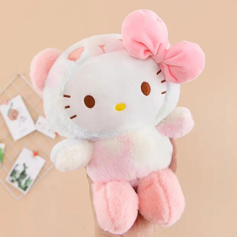 Sanrio 25cm Plush Stuffed Doll - Kawaii Kuromi My Melody Cinnamoroll Soft Animal Plushie Pillow - Birthday & Holiday Gift