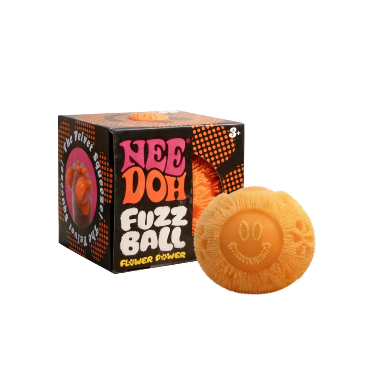 Nee Doh Fuzz Ball – Soft Squishy Squeeze Ball Fidget Toy | Fun Desk Toy & Gift