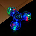 Fidget Spinner Stress Relief Toys Luminous LED Light Fidget Spinner Hand Top Spinners Glow in Dark Light EDC Figet Spiner Finger