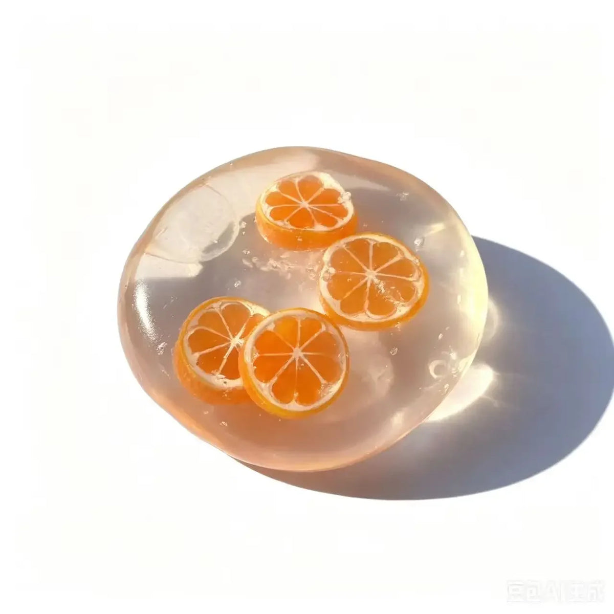 🥥 Clear Fruit Jelly Squishy | Coconut-Scented Novelty Toy ✨