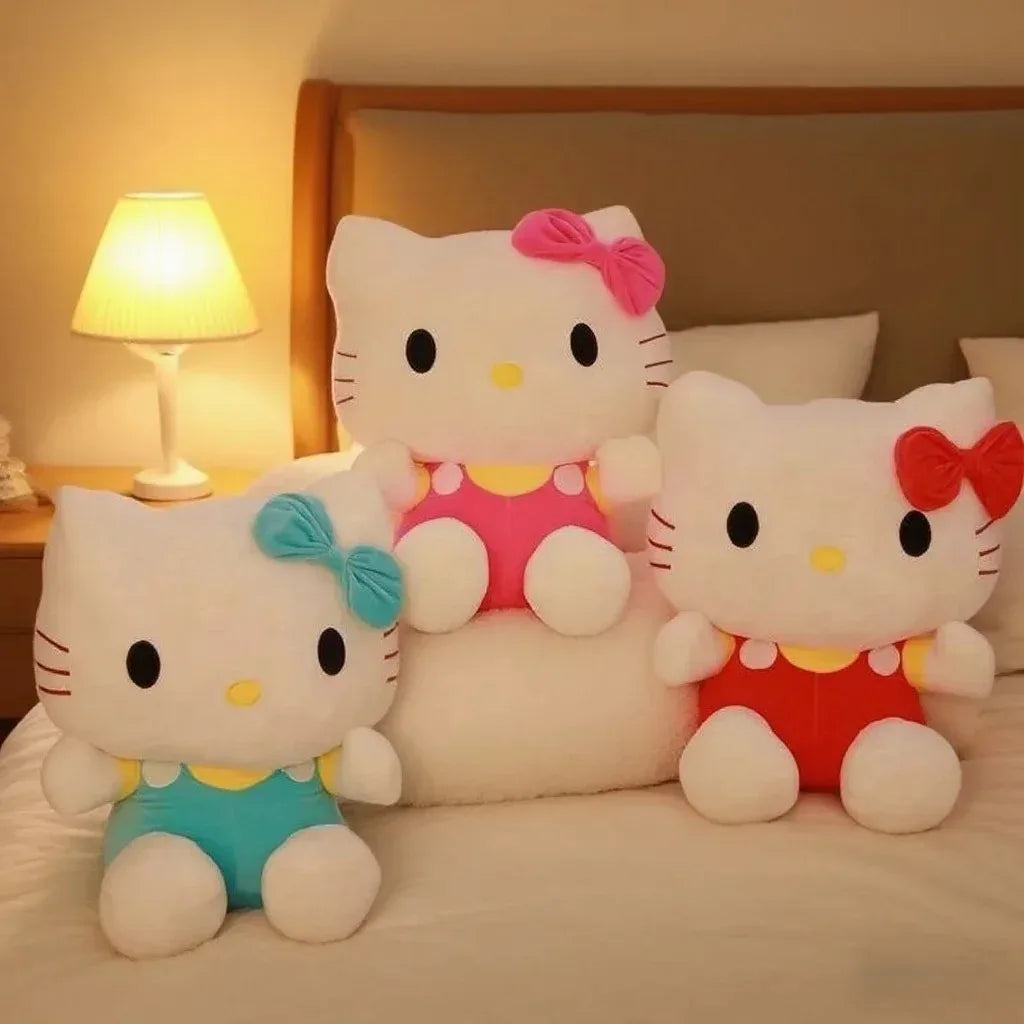 Hello Kitty Plush Doll - Kawaii Sanrio Stuffed Toy 20cm Birthday Gift for Kids
