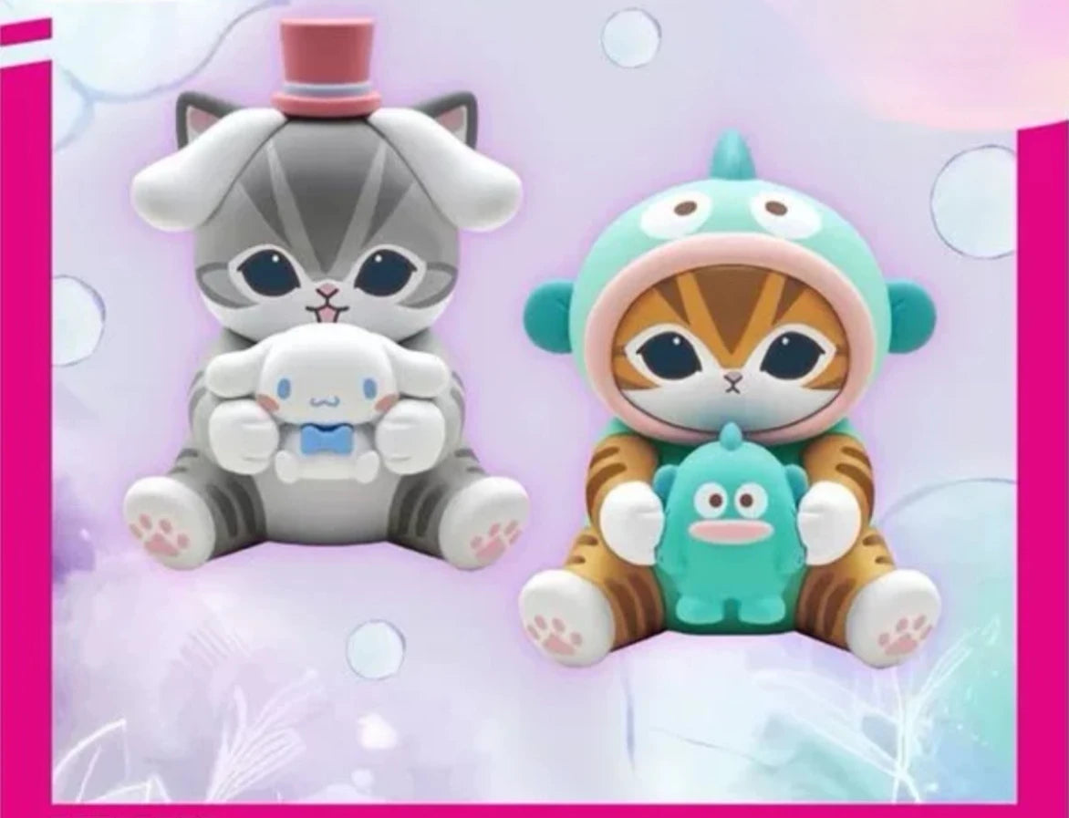 Mofusand Shark Cat Blind Box – Vinyl Collectible Figure | Cute Cat Toy & Mystery Gift