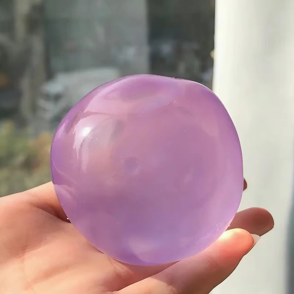 Squishy Maltose Calming Sensory Ball – Slow Rise Transparent Squeeze Toy