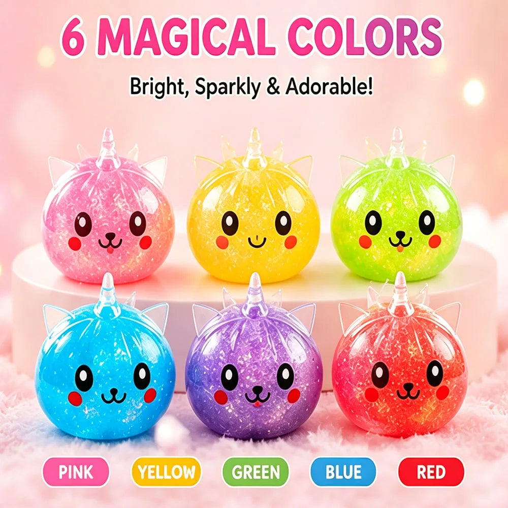Cute Mini Unicorn Bao Bun Squishy Slow Rising Squeeze Anti Stress Surprise Party Favor Goodie Bag Stuffer Novelty Desk Prop