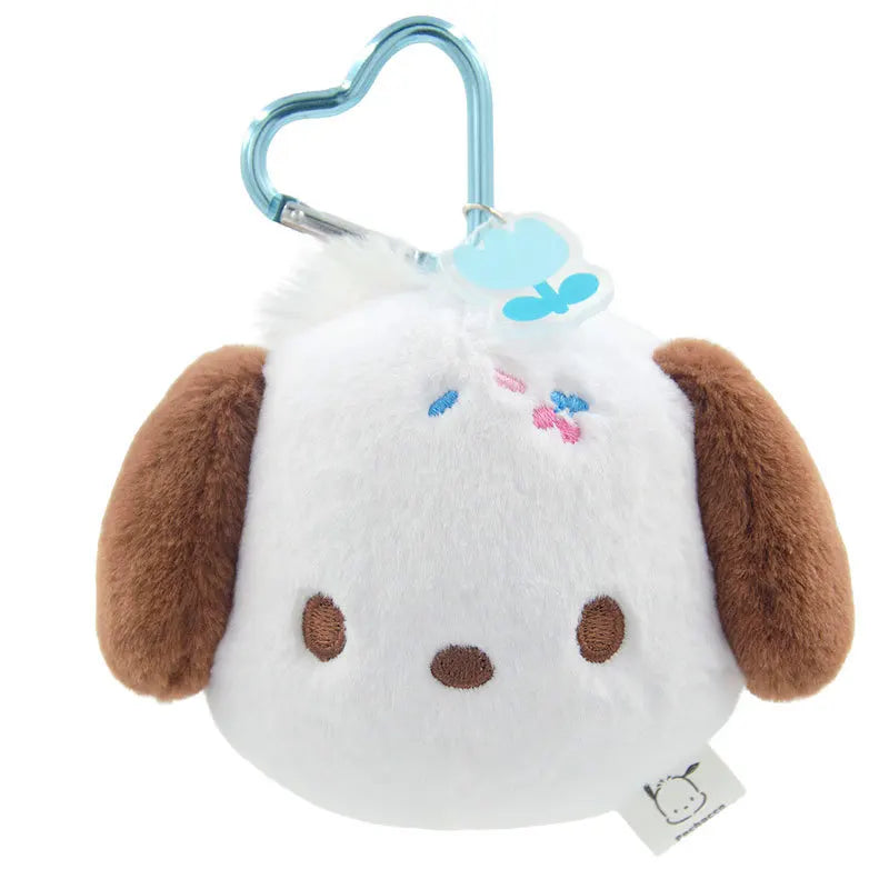Sanrio Ice Cream Series My Melody Pochacco Plush Toy Keychain Stuffed Kuromi Pompompurin Cinnamoroll Dessert Ice Pop Pendant