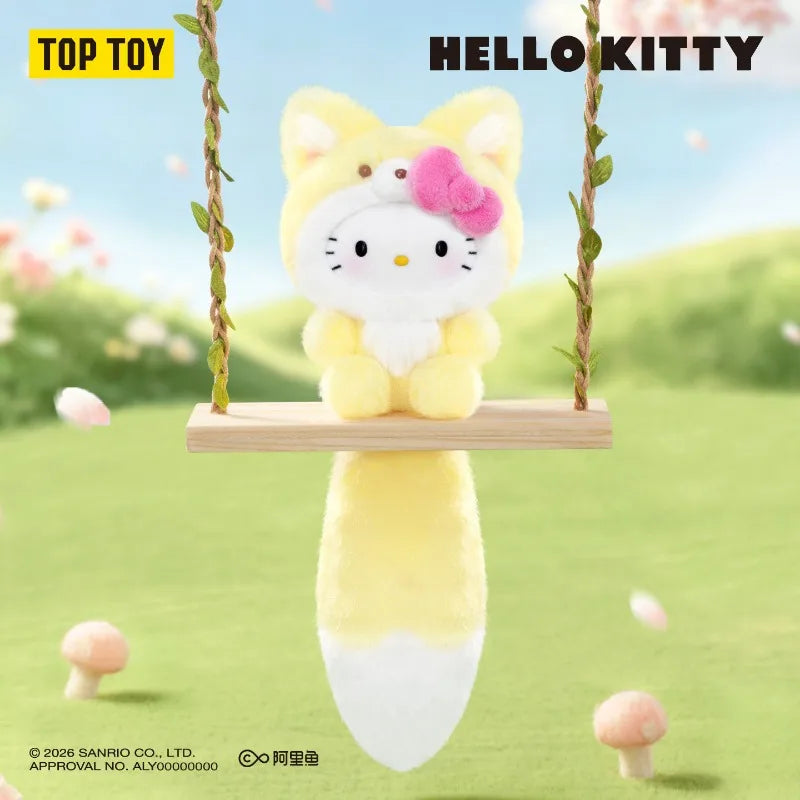 TOPTOY Sanrio Hello Kitty Healing Forest Series Blind Box – Collectible Doll Keychain & Desktop Ornament