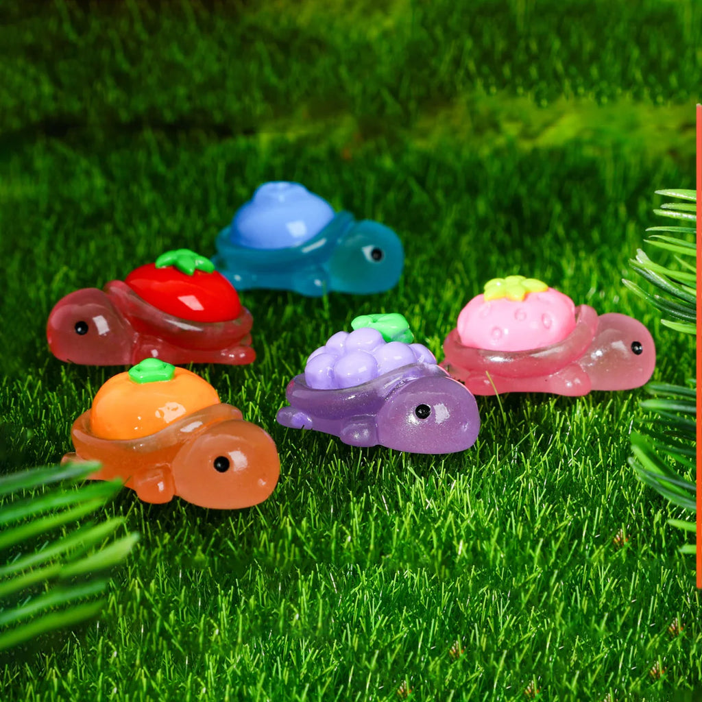 Mini Ocean Resin Turtle Animals Tiny Sea Animals Figurines Marine Miniature Animals Aquarium Ornaments Home Decorations