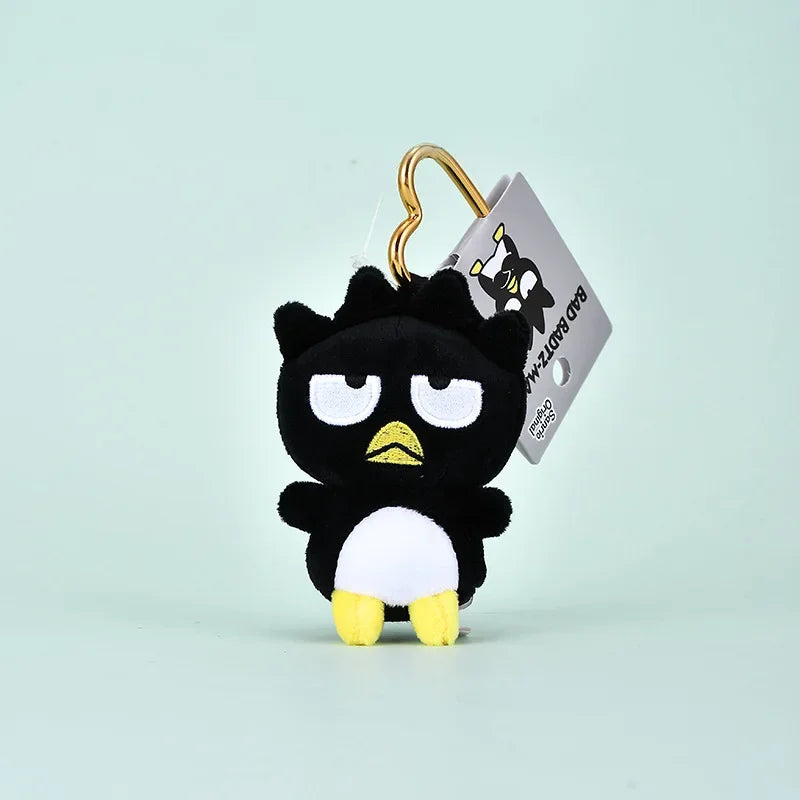 Sanrio Plush Keychain – Kawaii Character Stuffed Doll Pendant (Keroppi, Gudetama & More)