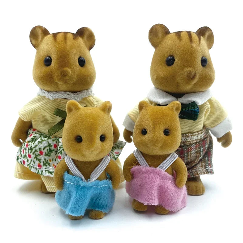 🌿 Forest Animal Family Dollhouse Miniatures 🐻 | 1:12 Scale Accessories