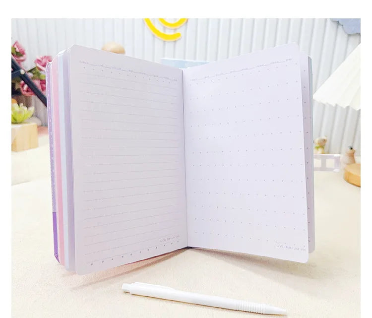 Sanrio Password Lock Diary Notebook - Kawaii Kuromi My Melody Cinnamoroll Cute Notepad for Kids & Students
