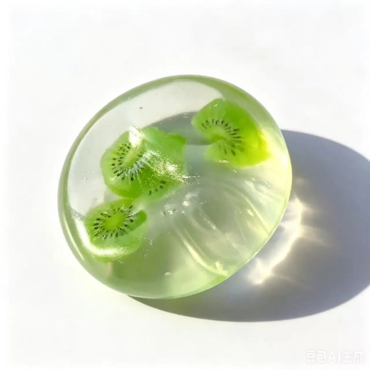 🥥 Clear Fruit Jelly Squishy | Coconut-Scented Novelty Toy ✨