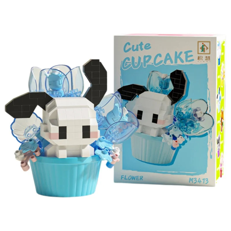 Sanrio Series Building Blocks Mini Figure Set - Hello Kitty Cinnamoroll My Melody Kuromi Pochacco Puzzle Toy Gift