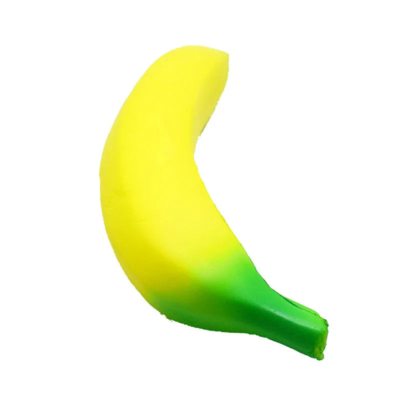 Jumbo Squishy Banana Toy – Slow Rising Foam Squeeze Fidget Toy | Cute Desk Toy & Gift