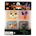 Schylling NeeDoh Halloween Mini Ice Cube 4-Pack - Slow Rise Squishy Fidget Sensory Toy - Anxiety Relief Squeeze Ball