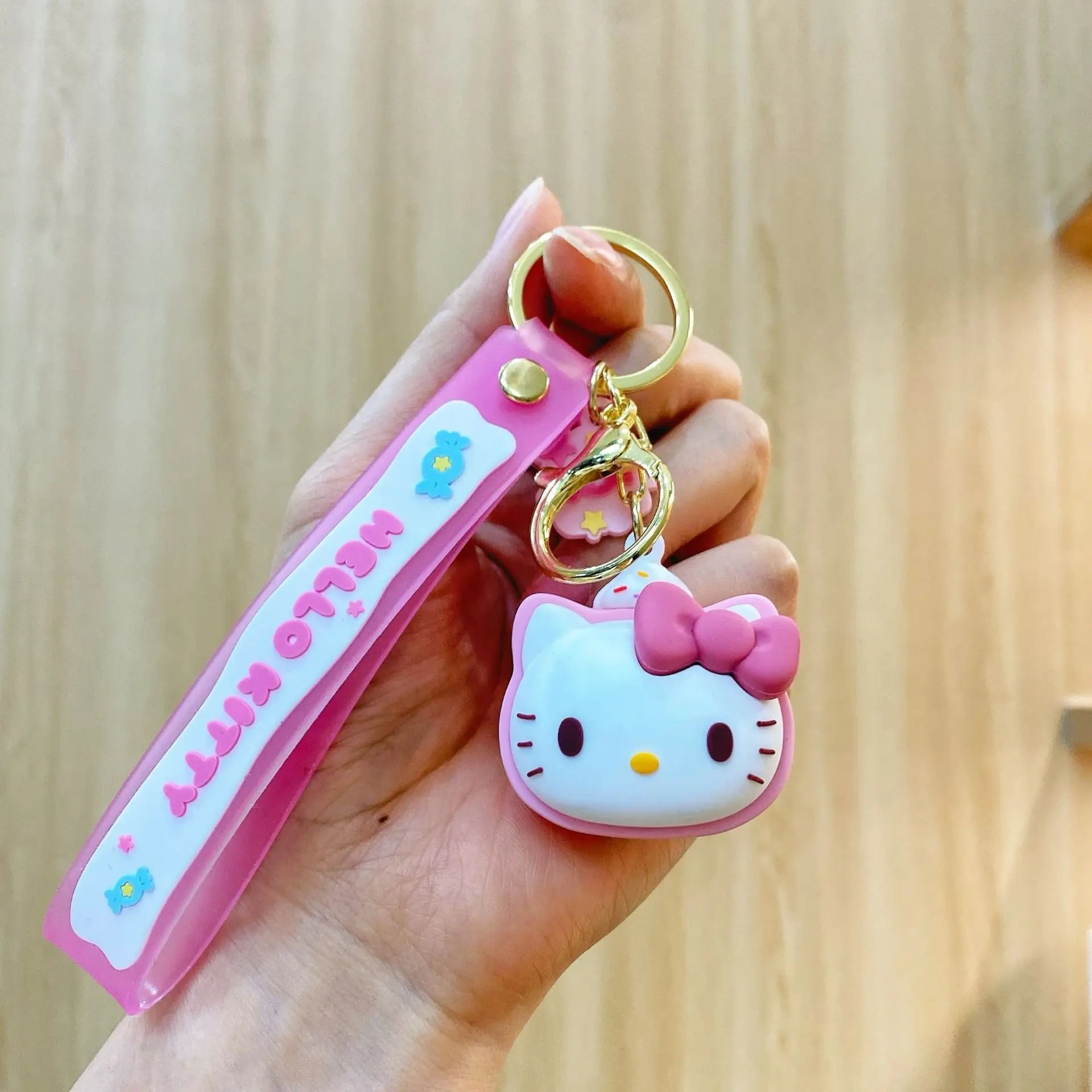 Sanrio Snack Series Keychain – Kuromi & Friends Cute Anime Bag Charm