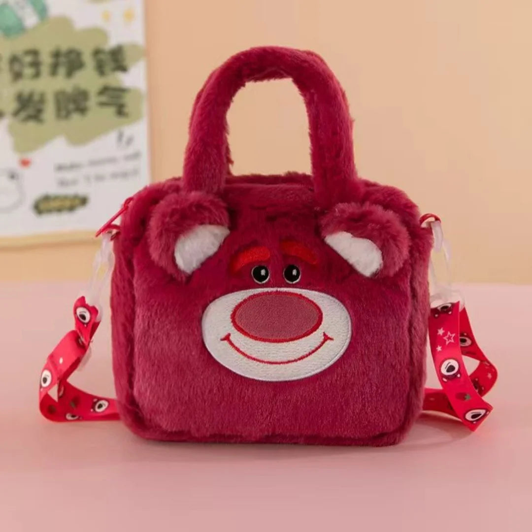 Sanrio Mini Plush Backpack & Cosmetic Bag – Kuromi, Cinnamoroll, My Melody & Hello Kitty | Kawaii Gift