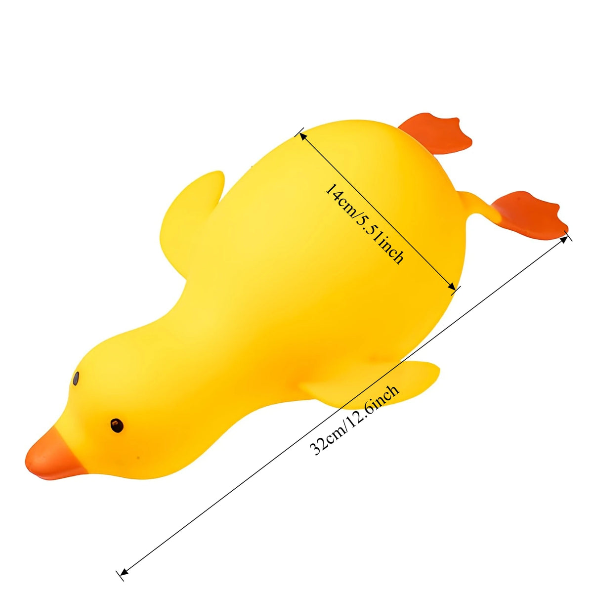 Squishy Duck & Goose Fidget Toy - Cute Stretchy Animal Squeeze Toy, Fun Gift for Kids & Adults