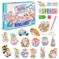 Sanrio Diamond Painting Keychain Kit – 15-Piece DIY Rhinestone Art Set for Kids