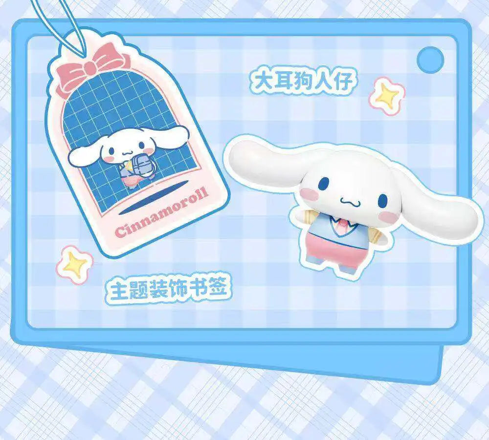 Sanrio Campus Diary Building Block Book – Kuromi, Hello Kitty & Friends Blind Box Desk Decoration