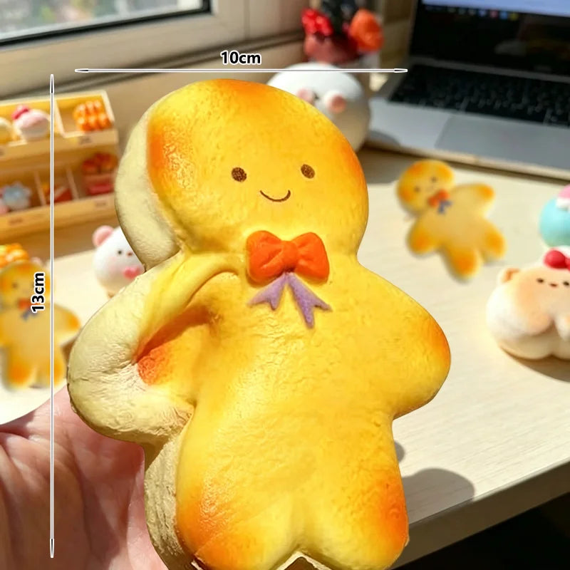 Kawaii Gingerbread Man Squishy 🎄🎁💕