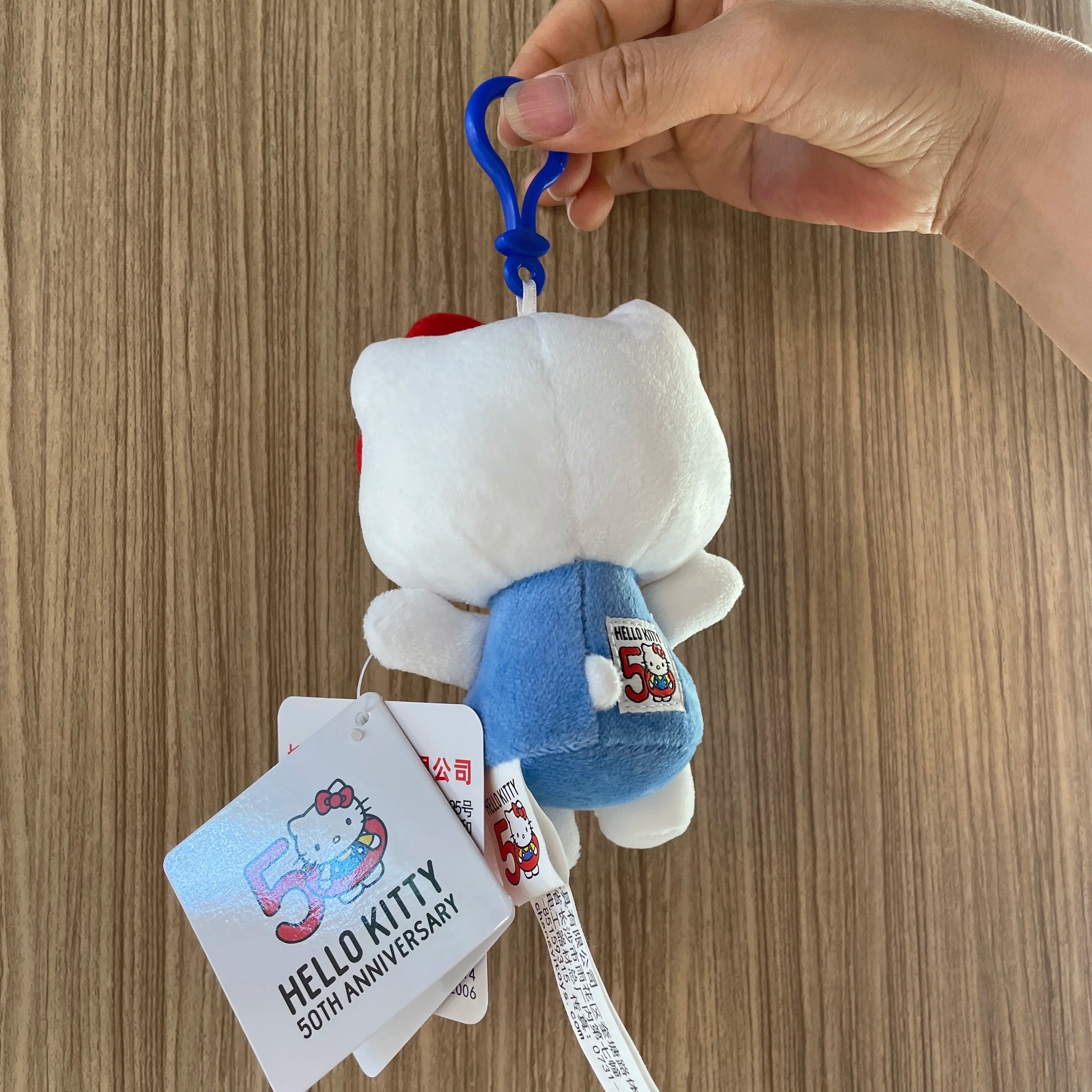 Sanrio Plush Pendant Charm - Kawaii Hangyodon Kuromi My Melody Stuffed Doll Keychain - Birthday Gift