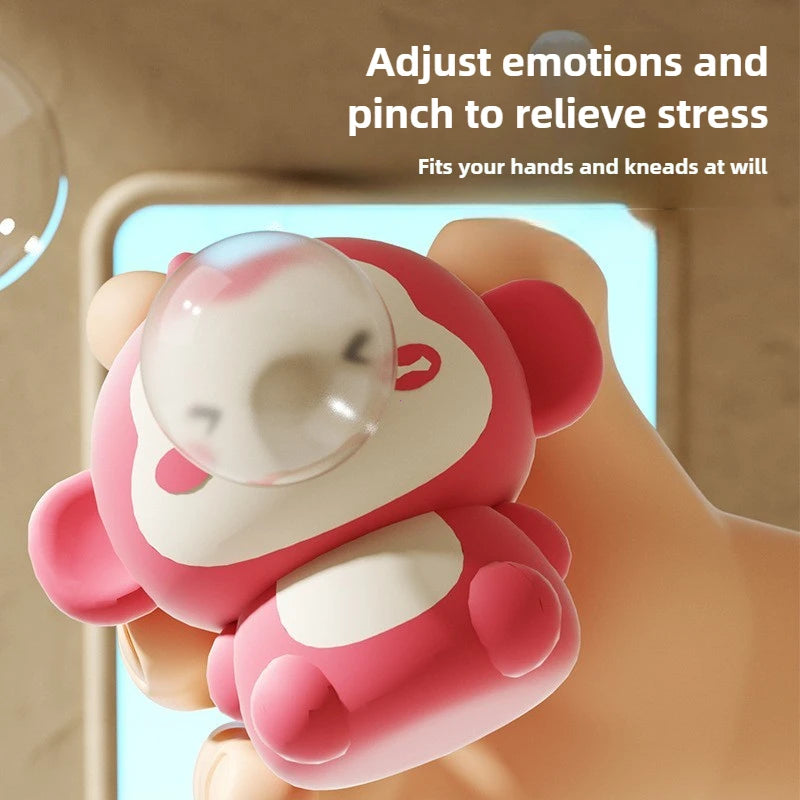 Cute Kapybara Animal Spitting Bubbles Squish Squeeze Toy – Sensory Fun for Adults & Kids