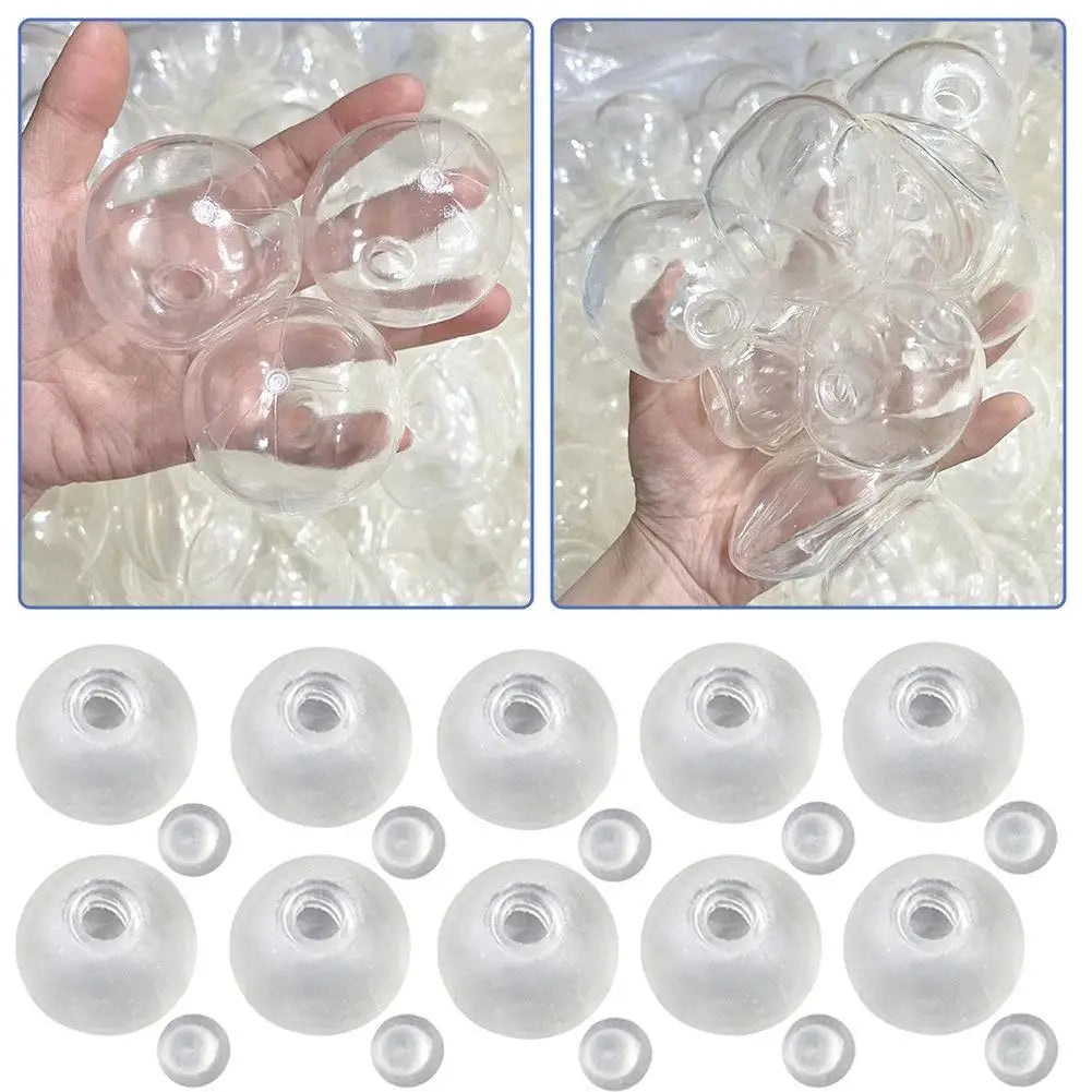DIY Squishy Ball Making Kit - TPR Skins & Fillers for Personalized Squeeze Toys