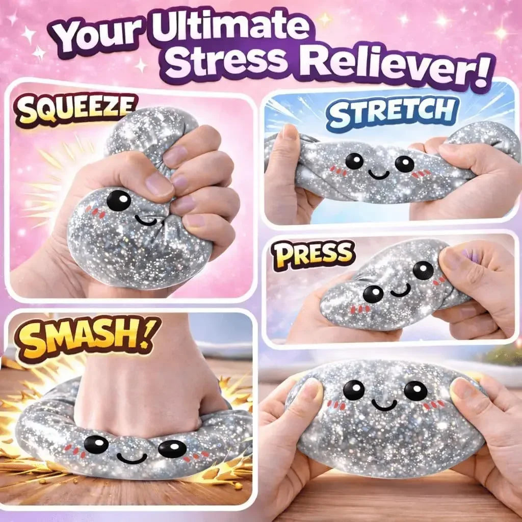 Cartoon Ghost Bun Squishy Toy – Soft Slow-Rising Squeeze Toy | Cute Halloween Ghost Gift & Collectible