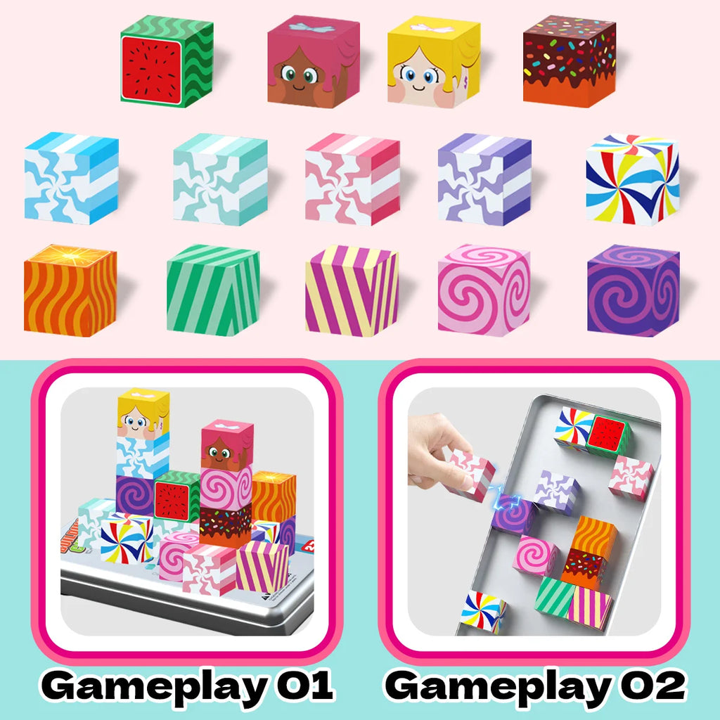 27PCS Magnetic Building Blocks, Magnetic Tiles Building Blocks for Boys & Girls, Magnetic Tiles, Magnet Toys