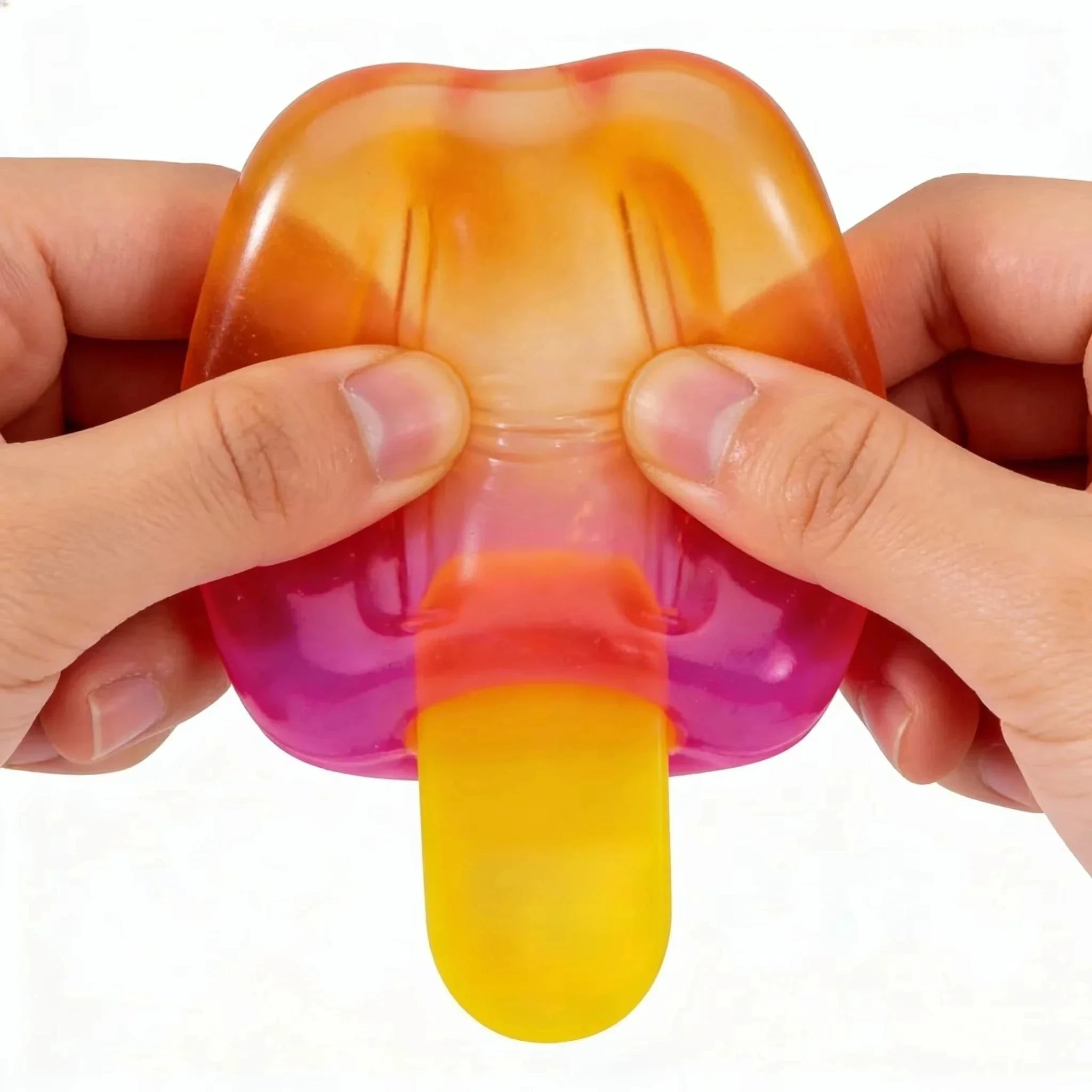 Fidget Squishy Toys Popsicle Squeeze Funny Gradient Color Super Soft Stress Relief TPR Material Safe Party Adults Creative Gifts