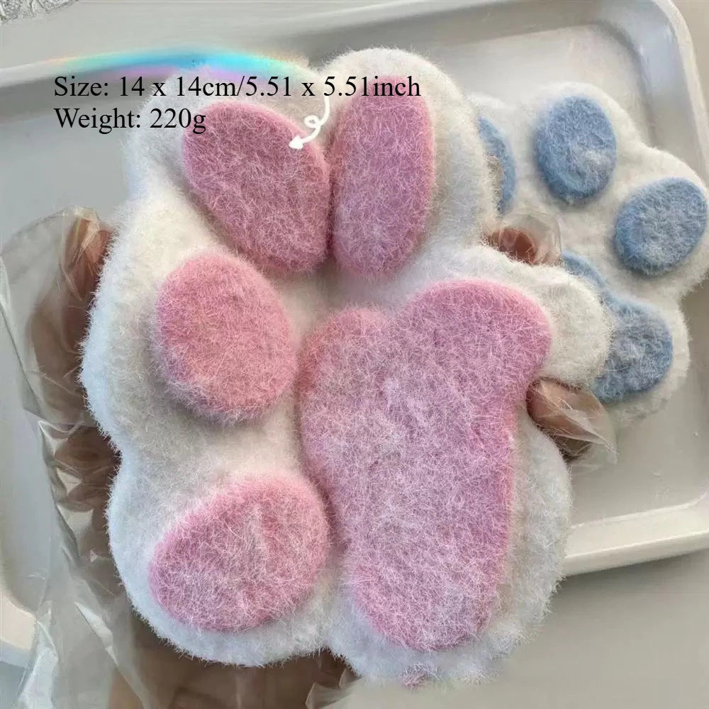 Jumbo Squishy Cat Paw Squeeze Toy – Slow Rising TPR Fidget Toy | Fun Sensory Gift for Kids & Adults