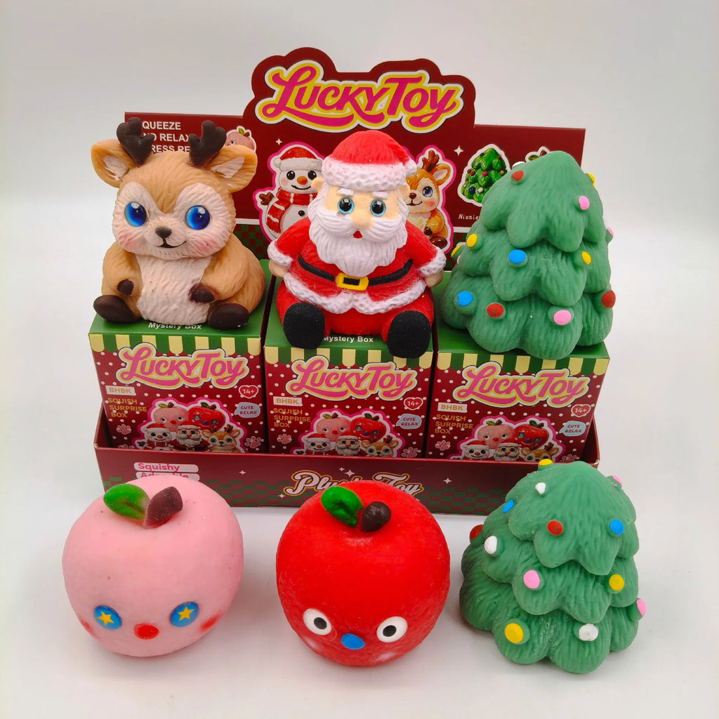 🎄 Christmas Squishy Toy Blind Box 🎁 | Cute Holiday Mystery ✨