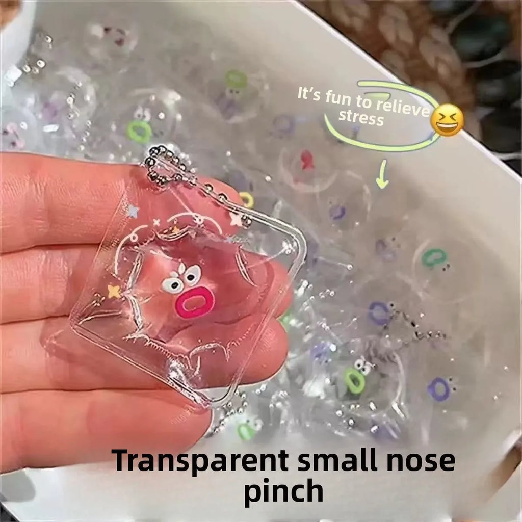 Cute Fidget Mini Silicone Pinch Music Fidget Poppers Sensory Toys Soft and Fun Playball for Children's Office Desk Accessories