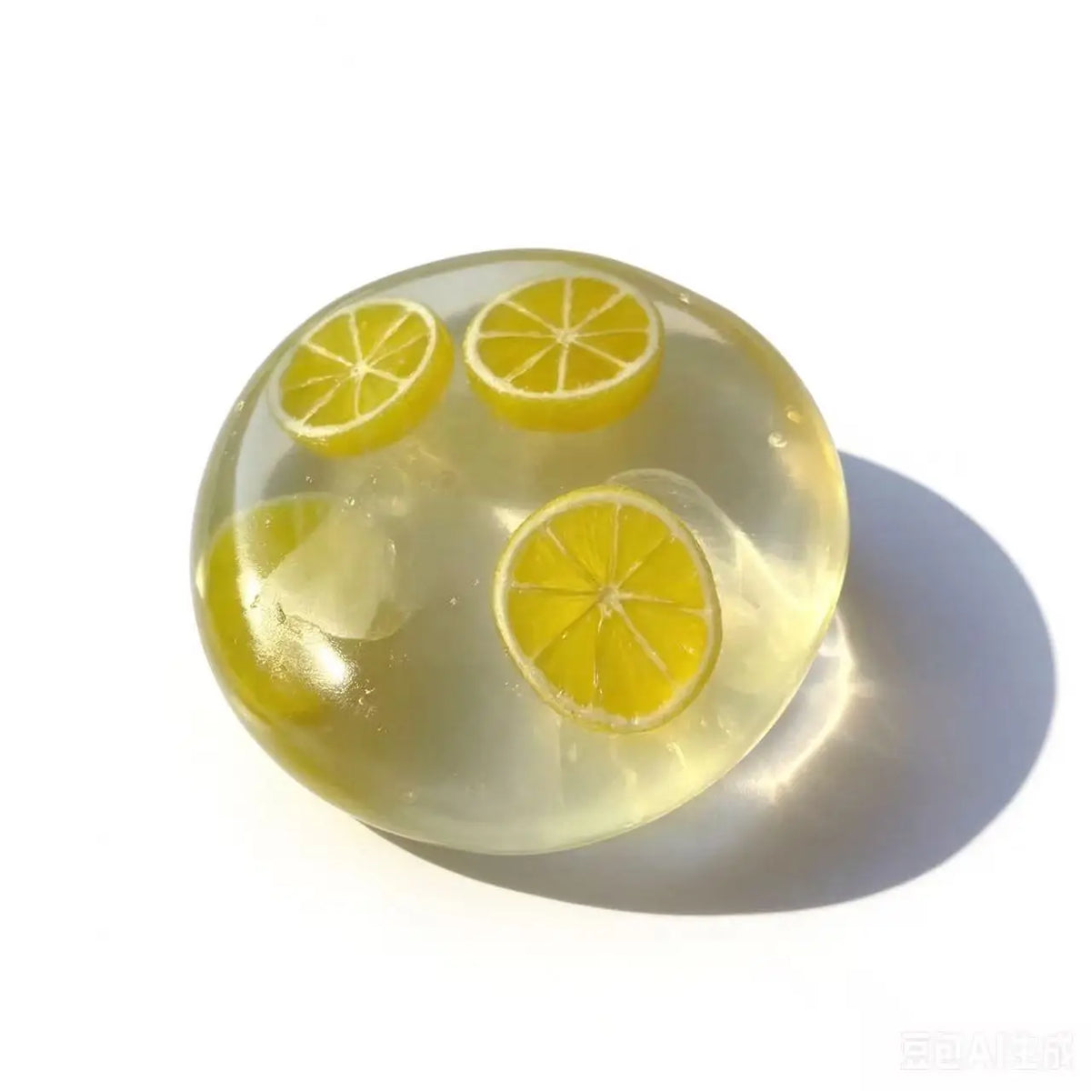 🥥 Clear Fruit Jelly Squishy | Coconut-Scented Novelty Toy ✨