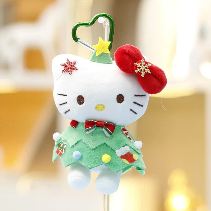 🎄 Hello Kitty Christmas Plush Bag Charm 🎀 | Festive Little Companion ✨
