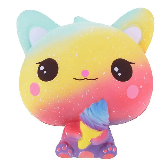 Squishy Cartoon Chocolate Biscuit Series PU Squishies Slow Rising Cream Scented Fidget Anti-Stress Kids Toy Children's  Gift