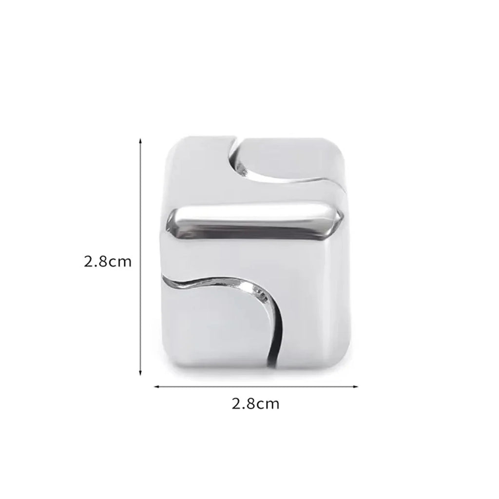 Fidget Spinner Toys Cube Metal Cool Stuff Desk Gadgets Office Toys Small Anxiety Figette Sensory Toy ADHD Tool for Teens Adults