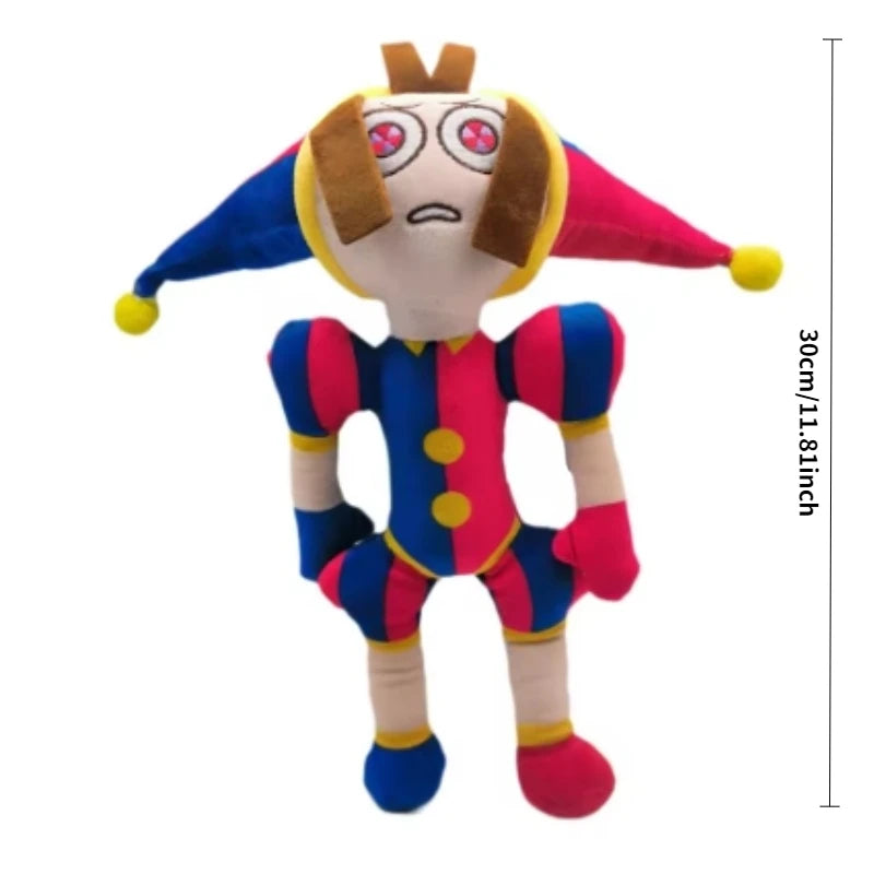 The Amazing Digital Circus Plush Pomni and Jax Plushie Doll Toys Cute Stuffed Animal Birthday for Kids Children Christmas