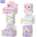 Sanrio Perfume Bottle Flower Basket Building Block Ring Surprise Blind Box Toy Model Brick with Lighting Children Festival Gift