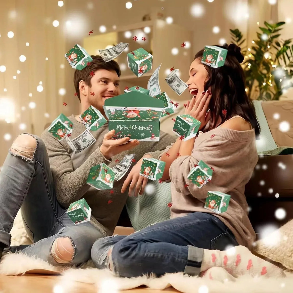 Christmas Pop-Up Money Gift Box 🎄🎁✨