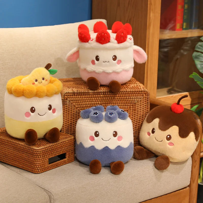 Kawaii Cake & Dessert Plush Pillow 🍰🍪🎀