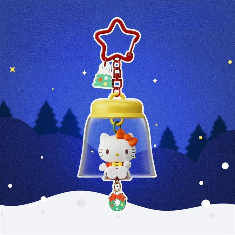 Sanrio Character Light-Up Bell Ornament 🎄🔔🎀