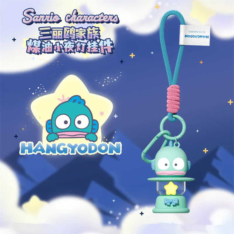 Sanrio LED Night Light Keychain – Hello Kitty, Cinnamoroll & Kuromi Pendant