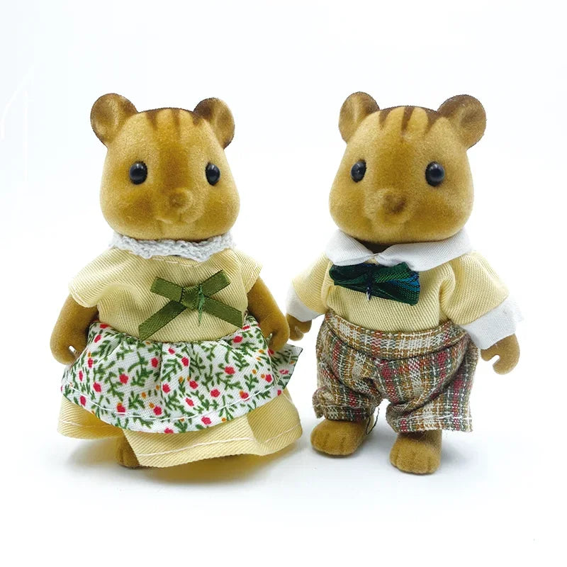 🌿 Forest Animal Family Dollhouse Miniatures 🐻 | 1:12 Scale Accessories