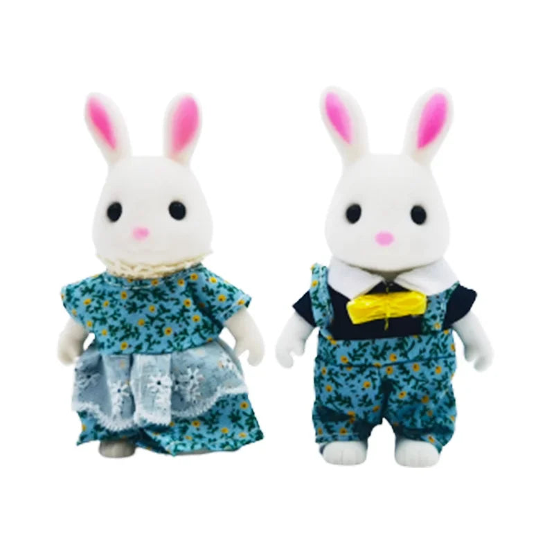 🌿 Forest Animal Family Dollhouse Miniatures 🐻 | 1:12 Scale Accessories