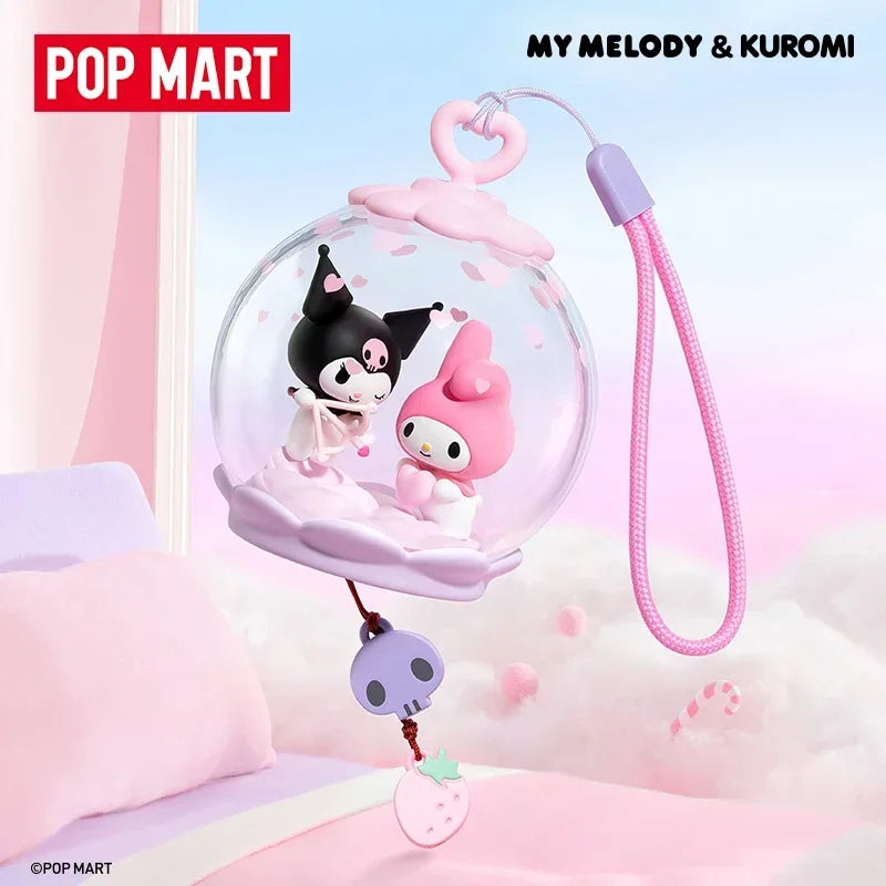 POP MART Sanrio Characters Sweet Dream Bubble House Series Blind Box Mystery Box Toys Kawaii Ornaments Figurines Home Decor