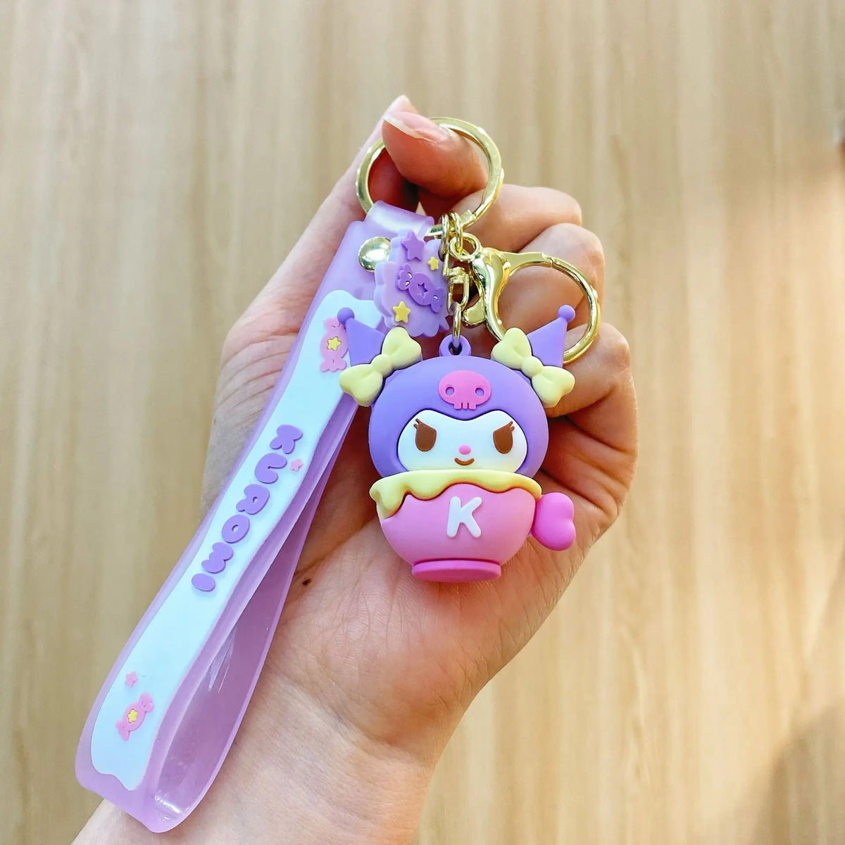 Sanrio Snack Series Keychain – Kuromi & Friends Cute Anime Bag Charm